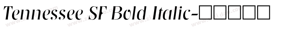 Tennessee SF Bold Italic字体转换